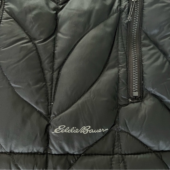 Eddie Bauer Womens Goose Down Quilted Puffer Vest EB700 Black XS - Picture 7 of 12